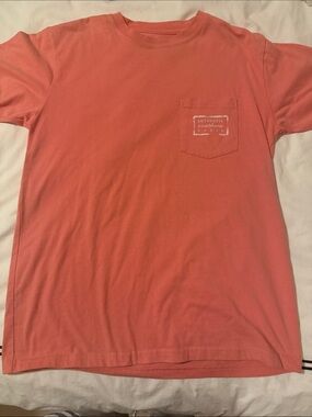 Southern Marsh Coral Short Sleeve Pocket Tee